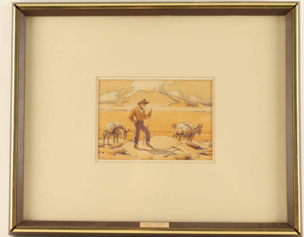 Original Watercolor on Paper by Clyde Forsythe