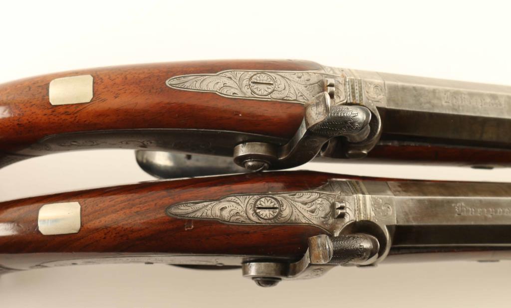 T. Wilson & Co. Cased Percussion Pistol Set