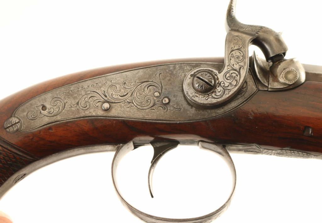 T. Wilson & Co. Cased Percussion Pistol Set