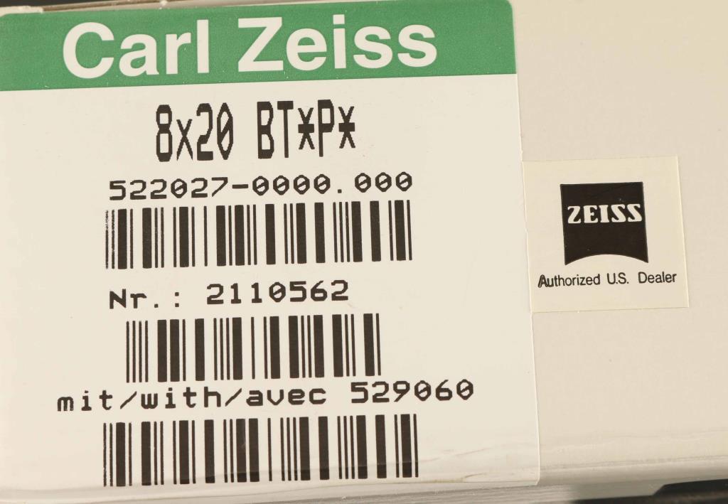 Zeiss 8x20 BT*P* Binoculars