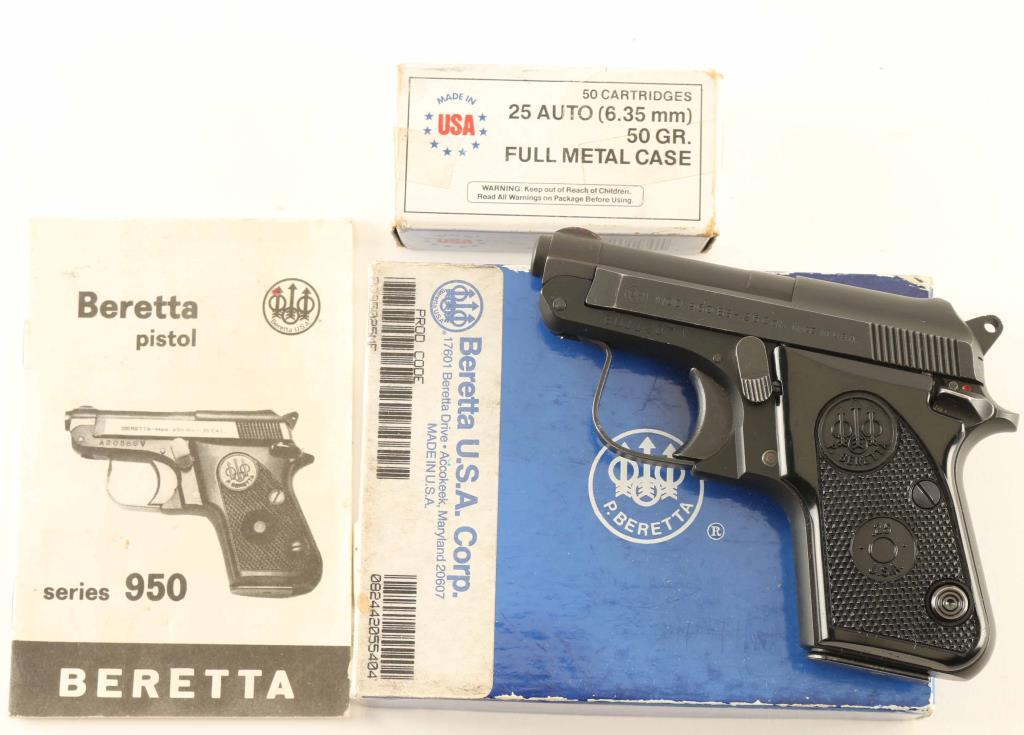 Beretta 950BS .25 ACP SN: BU11207V