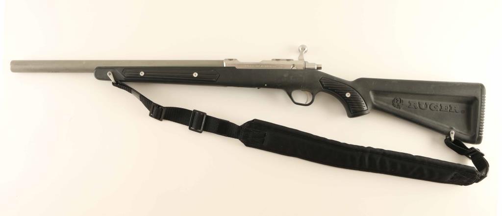 Integrally Suppressed Ruger 77/22 .22 LR