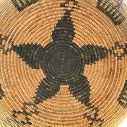 Old Apache Indian Pictorial Basket