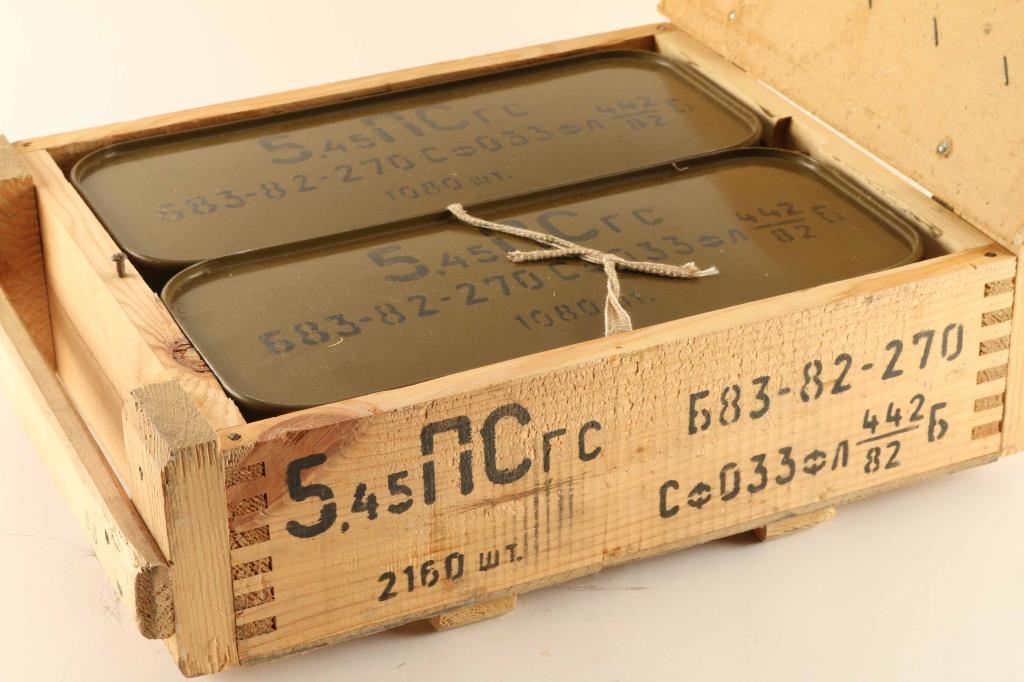 Sealed Crate of Russian Ammo