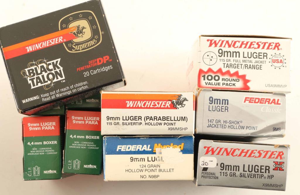 Lot of 9mm Luger Ammo