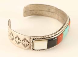 Multi Stone Navajo Bracelet