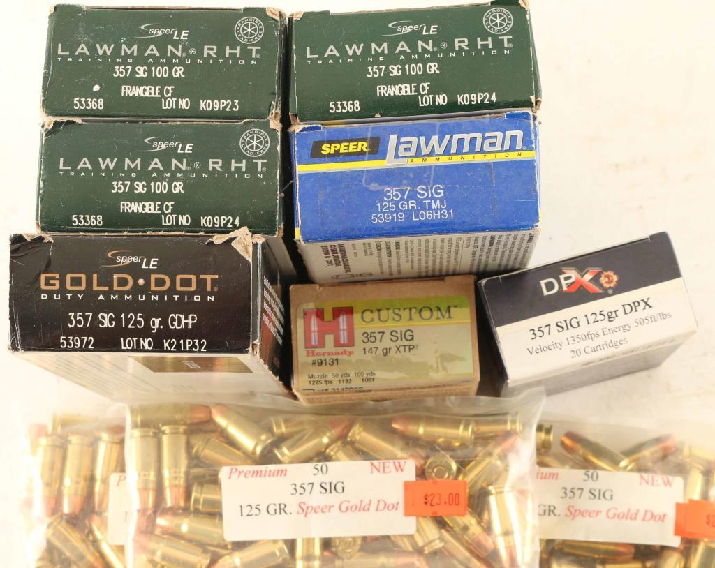 Lot of 357 SIG Ammo
