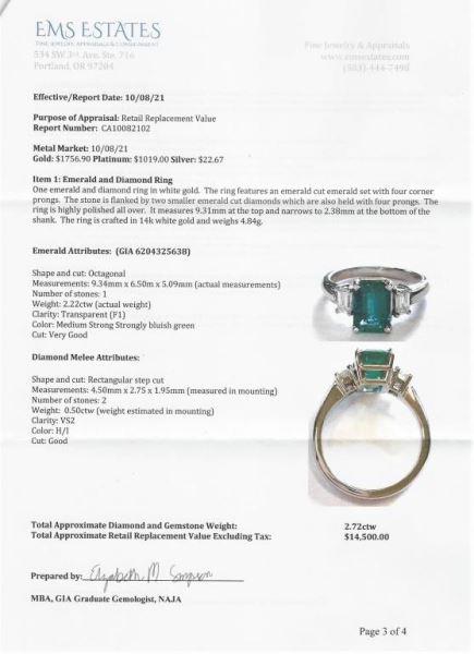 Stunning Extra Fine GIA Certified Emerald