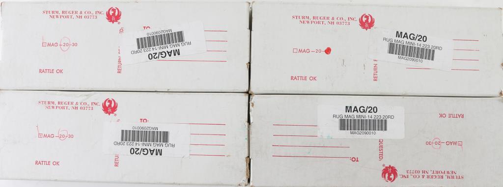 (4) Mini-14 Magazines