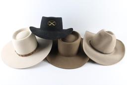 Lot of 4 Hats