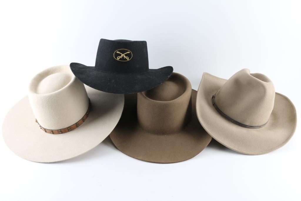 Lot of 4 Hats