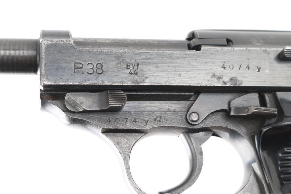 Mauser "byf44" P.38 9mm SN: 4074y