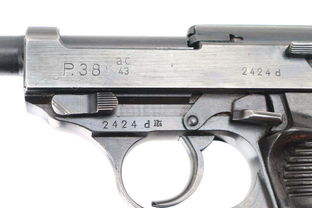 Walther P-38 9 mm SN: 2424d