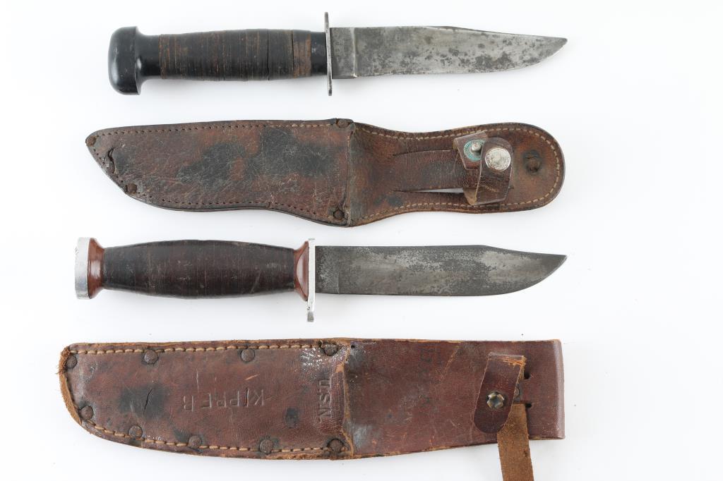Lot Of 2 U.S Issue Military Knives