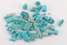Bag of Turquoise Nugget & Beads