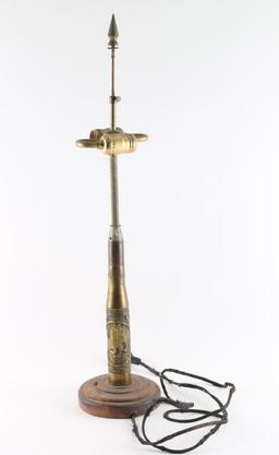 Trench Art Lamp