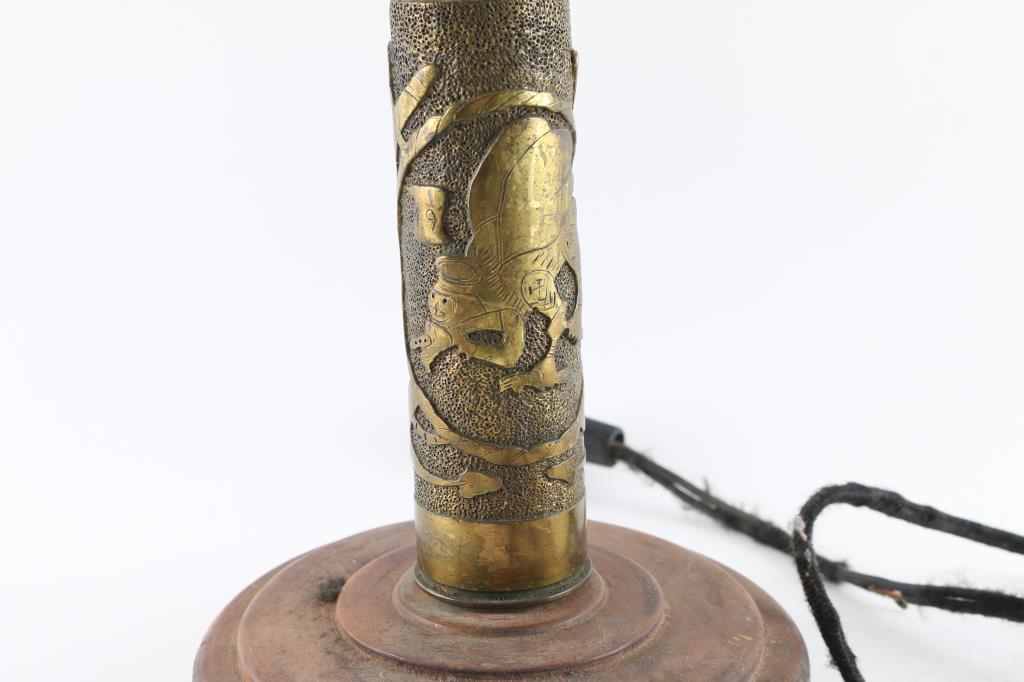 Trench Art Lamp