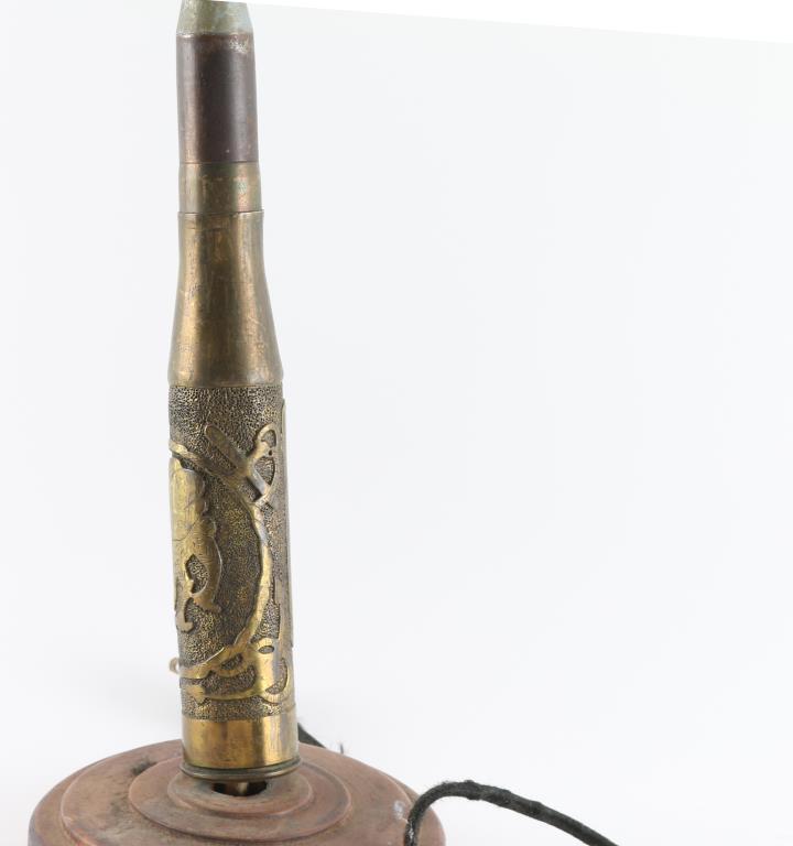 Trench Art Lamp