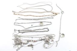 Lot of Sterling Chains