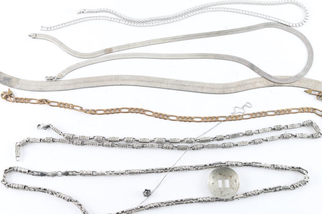 Lot of Sterling Chains