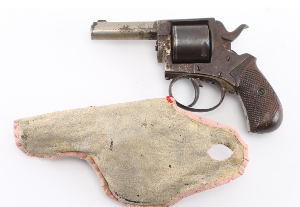 Sioux Beaded Holster with Revolver