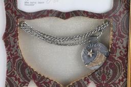 Custom Gold/Silver Medallion on necklace