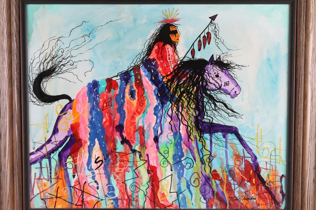 Original Oil On Canvas
