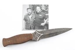 Exhibition Quality Damascus Dagger
