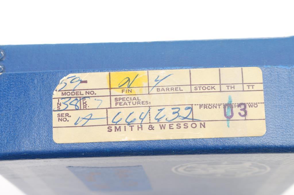 Smith & Wesson Model 59 9mm SN: A664632