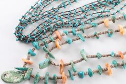 Set of 2 Navajo Beaded Necklaces