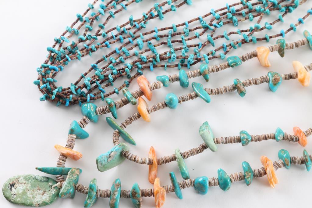 Set of 2 Navajo Beaded Necklaces