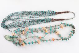 Set of 2 Navajo Beaded Necklaces