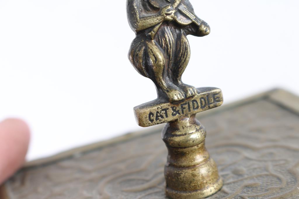 Victorian Brass Tea Caddy