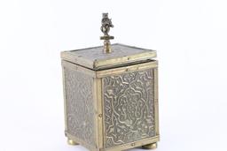 Victorian Brass Tea Caddy