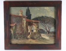 Fine Antique Acrylic Art