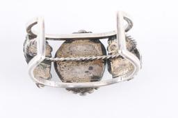 Old Pawn Navajo 3 Stone Cuff