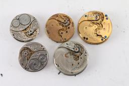 Lot of 25 Elgin Movements.