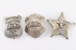 Lot of 3 Badges