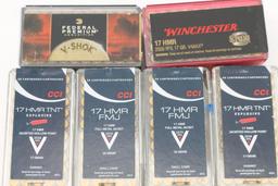 Lot of 17 HMR Ammo