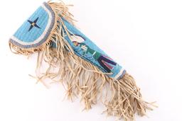 Plains Figural Beaded Holster.