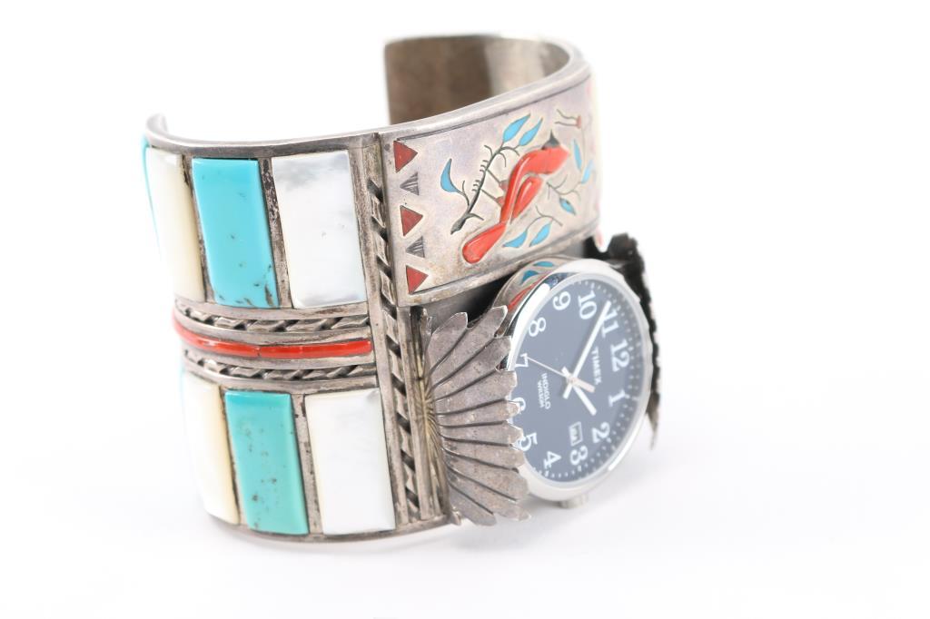 Modern Navajo Watch Cuff.