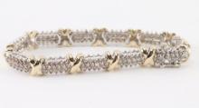 Sparkling Diamond Hugs & Kisses Bracelet