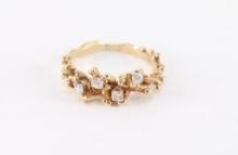 Ladies Diamond Nugget Ring