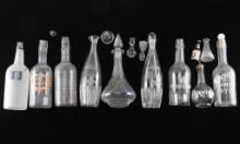 Lot of Vintage Back Bar Bottles