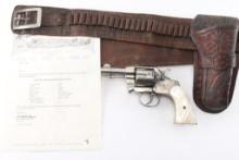 Colt 1892 New Army .38 Colt #11536 w/ Rig.