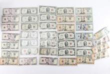 Large Lot of Collectible US Currency.