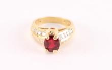 Mesmerizing Ruby & Diamond Ring.