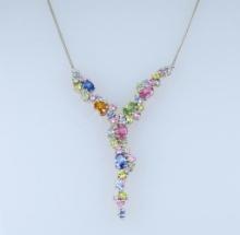 Sensational Multi-Color Sapphire & Diamond