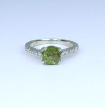 Captivating Rare Alexandrite & Diamond Ring