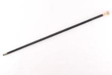 Gold Headed Walking Stick.